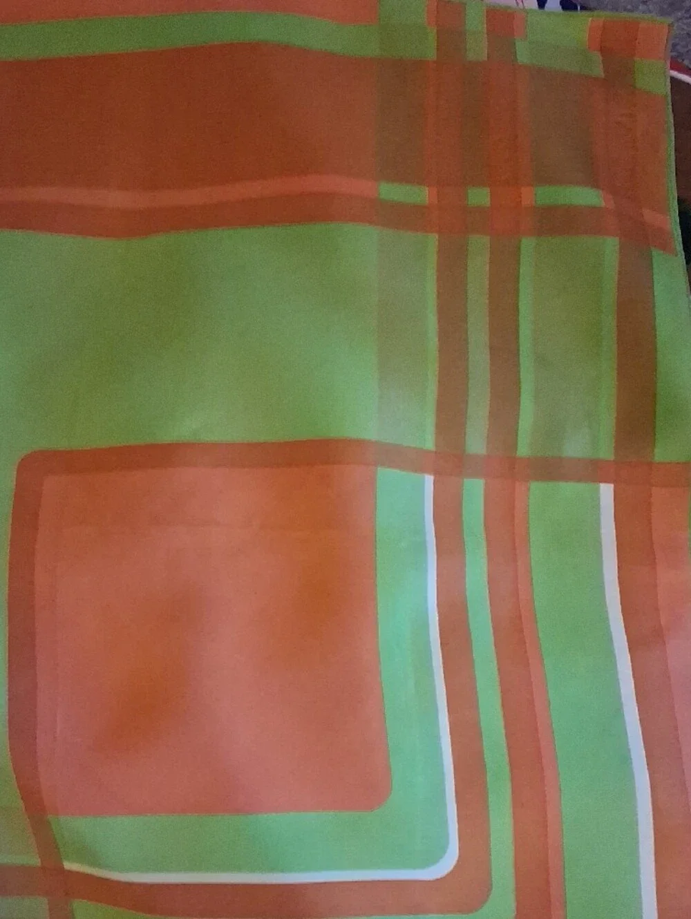 Paoli Retro Orange & Lime Scarf